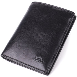 Небольшой бумажник для мужчин из глянцевой натуральной кожи Tony Perotti 20898_1 (3549 nero) Черный