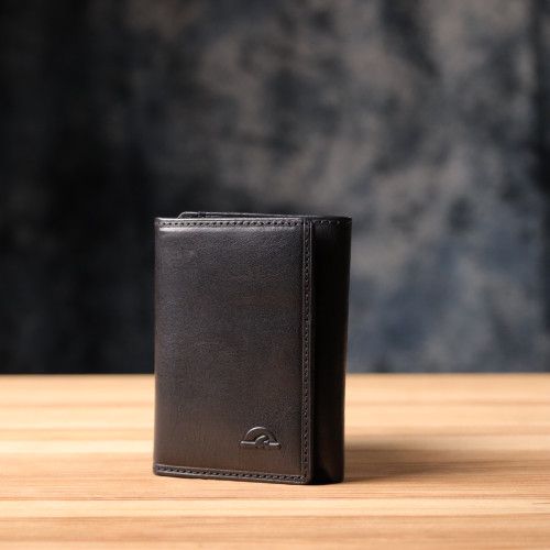 Небольшой бумажник для мужчин из глянцевой натуральной кожи Tony Perotti 20901_1 (3810 nero) Черный