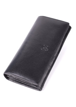 Жіночий місткий гаманець з натуральної шкіри Tony Perotti 20905_1 (3630 nero) Чорний