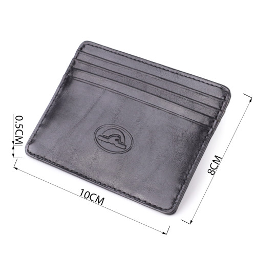 Стильный картхолдер из глянцевой натуральной кожи Tony Perotti 20894_1 (2236 nero) Черный