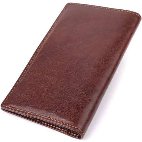 Мужской бумажник из глянцевой натуральной кожи Tony Perotti 20888_1 (1438 moro) Коричневый
