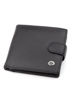Мужской кошелек ST Leather 18345 (ST153) кожаный Черный
