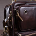 Сумка мужская гладкая Vintage 14748 Коричневая