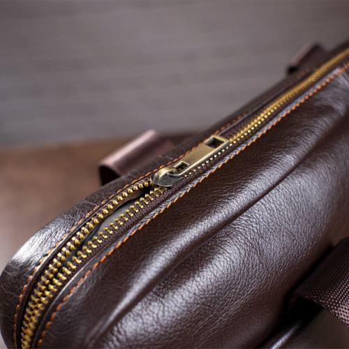 Сумка чоловіча під ноутбук Vintage 14751 Коричнева