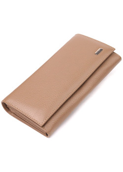 Женское портмоне с монетницей из натуральной кожи CANPELLINI 21523 Бежевое