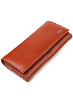 Женское портмоне с монетницей из натуральной кожи CANPELLINI 21532 Коричневое