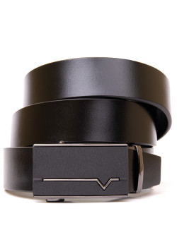 Ремень автомат мужской Vintage 20384 Черный