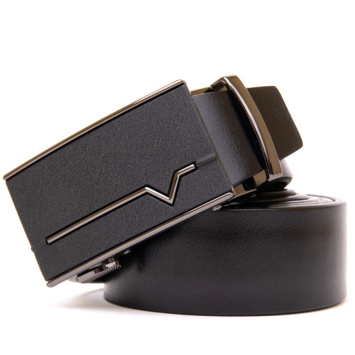 Ремень автомат мужской Vintage 20384 Черный