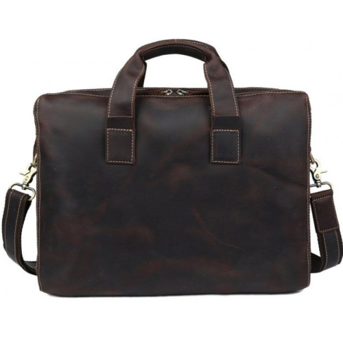 Сумка Vintage 14567 из винтажной кожи Коричневая