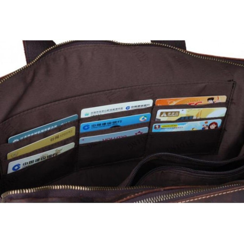 Сумка Vintage 14567 из винтажной кожи Коричневая