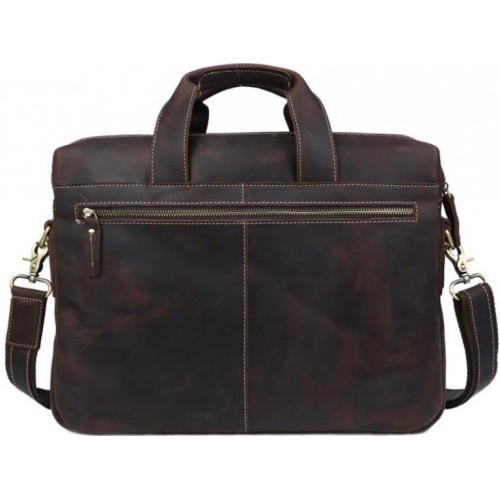 Сумка Vintage 14567 из винтажной кожи Коричневая