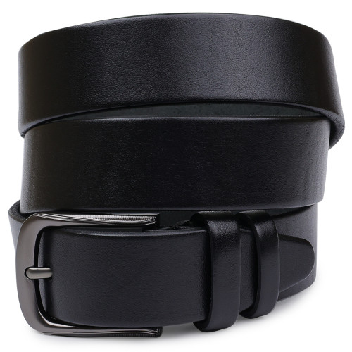 Классический ремень для мужчин Vintage 20708 Черный