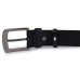 Стильный кожаный мужской ремень Vintage 20747 Черный