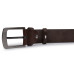 Гладкий мужской ремень Vintage 20748 Коричневый