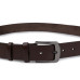 Гладкий мужской ремень Vintage 20748 Коричневый