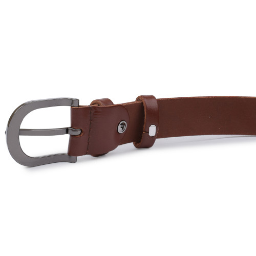 Ремень женский из натуральной кожи Vintage 20784 Коричневый