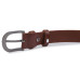 Ремень женский из натуральной кожи Vintage 20784 Коричневый