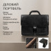 Мужской деловой портфель Tony Perotti натуральная кожа Italico 8013/42 (90379) Черный