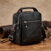 Чоловіча шкіряна сумка Tony Perotti Contatto 9743-18 (90383) Чорна