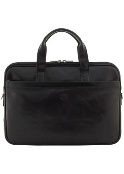 Мужской портфель из натуральной кожи Tony Perotti Italico 7044-40 nero (90641) Черный