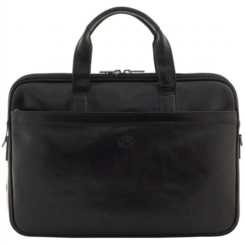 Мужской портфель из натуральной кожи Tony Perotti Italico 7044-40 nero (90641) Черный