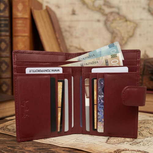 Жіночий гаманець Tony Perotti New Rainbow 1654 rosso (90068) Червоний