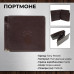 Портмоне с зажимом для денег Tony Perotti Italico 1717 moro (90605) Коричневое