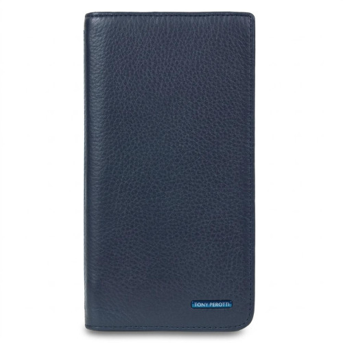 Вертикальное портмоне Tony Perotti Newcontatto 3598 navy (90647) Темно-синее
