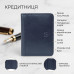 Кредитница Tony Perotti из натуральной кожи Cortina 5023 navy (90164) Синяя