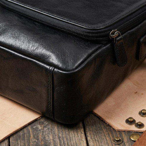 Мужская косметичка Tony Perotti Italico 8220 nero (90568) Черная