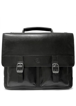 Мужской портфель из натуральной кожи Tony Perotti Italico 9276G-35 (90416) Черный