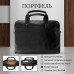 Мужской портфель из натуральной кожи Tony Perotti Italico 6031G-38 (90422) Черный