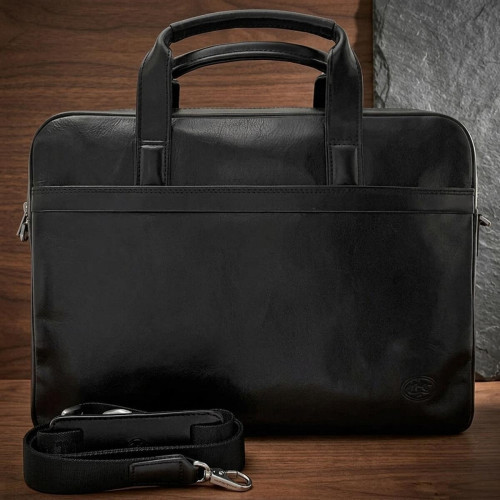 Мужской портфель из натуральной кожи Tony Perotti Italico 6031G-38 (90422) Черный