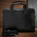Мужской портфель из натуральной кожи Tony Perotti Italico 6031G-38 (90422) Черный