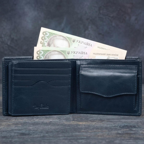 Мужское портмоне Tony Perotti Italico 3620 blu (90055) Темно-синее