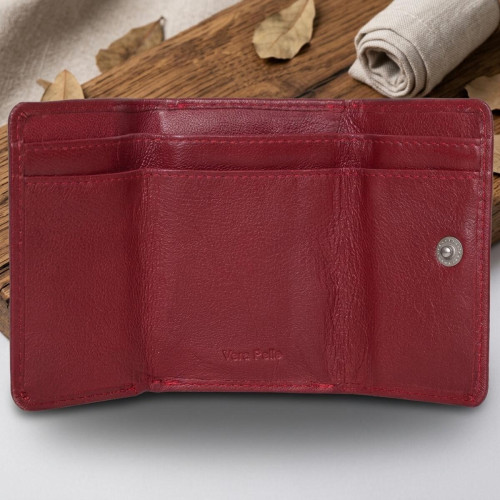 Женский кошелек Tony Perotti натуральная кожа Cortina 5056 rosso (90318) Красный