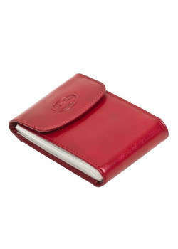 Кредитниця Tony Perotti натуральна шкіра Italico 1703 rosso (90531) Червона