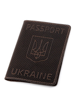 Обложка на паспорт Shvigel 13930 кожаная Коричневая